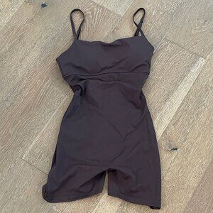 Brown bodysuit - Adult Size Small